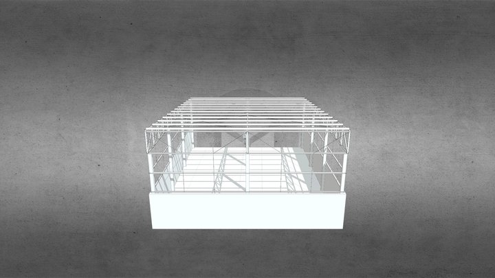 3D - Garagem - Linhas 3D Model