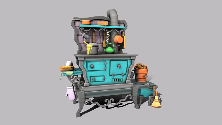 Stove 3D Model