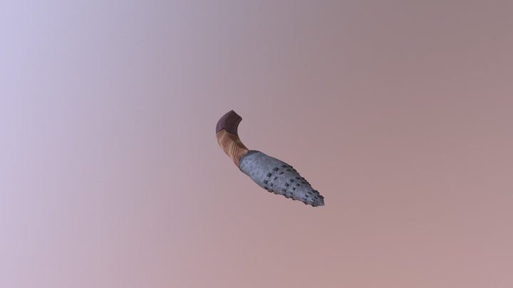 Tribal boomerang 3D Model