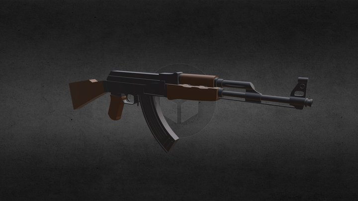 Ak 47 3D Model