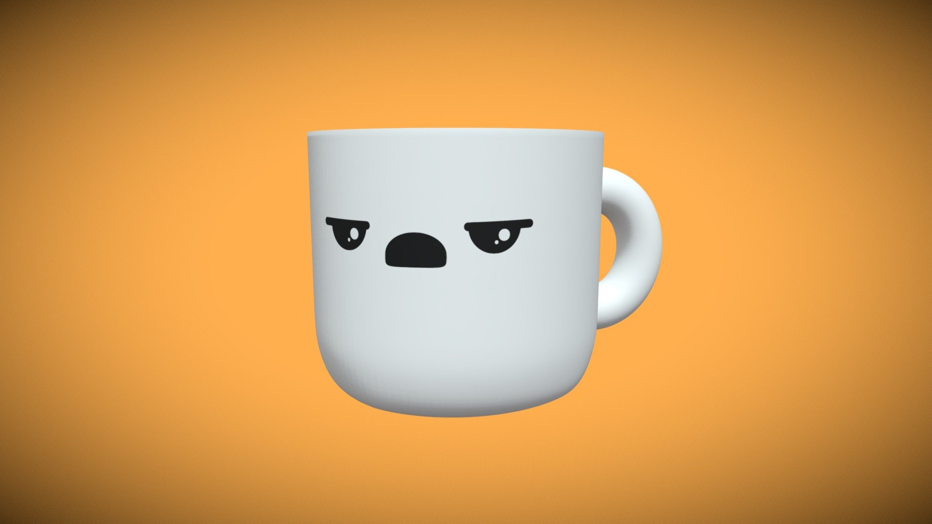 Cute Coffee Cup - Download Free 3D model by CG Soul Motion  (@CG_Soul_Motion) [2ce176f] - Sketchfab