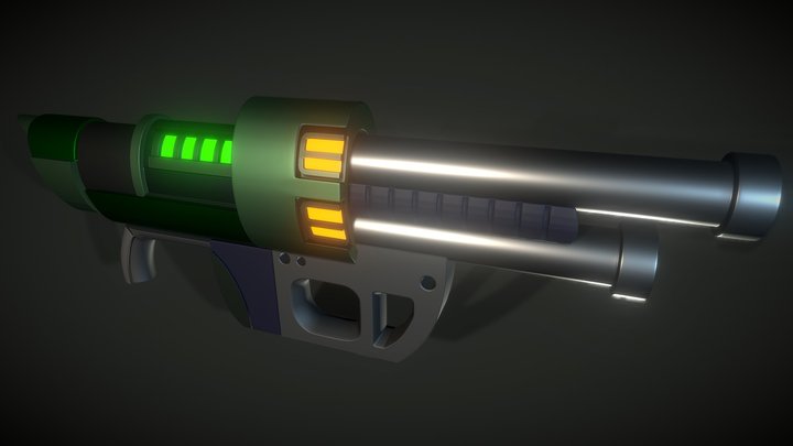 Weapon (Rick&Morty) 3D Model