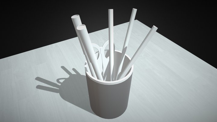 Pencil holders / Portalápices 3D Model