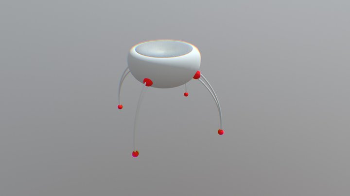 Space Chair 3D Model