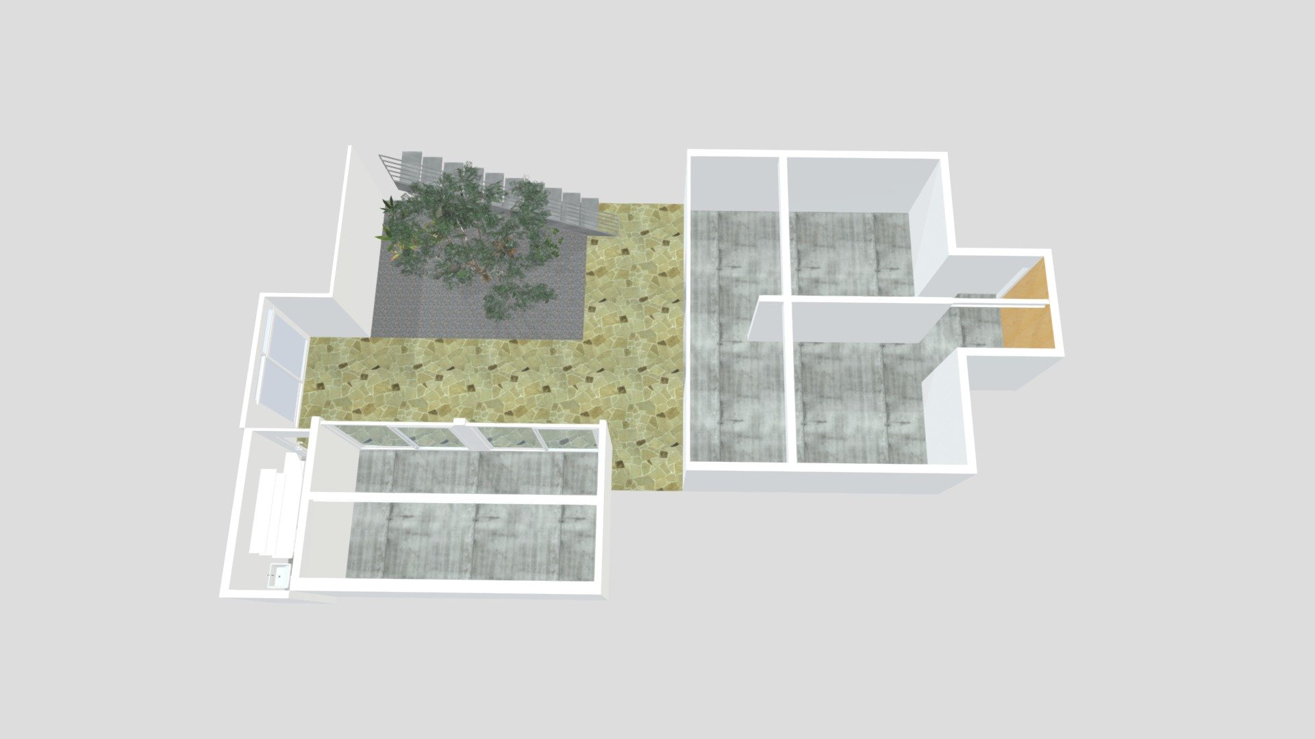 Projeto Fidalga - Salas Aquário / Espelho — Sketchfab embed 3D viewer