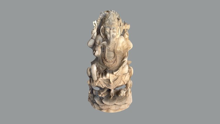 Statue room scaniverse 3D Model