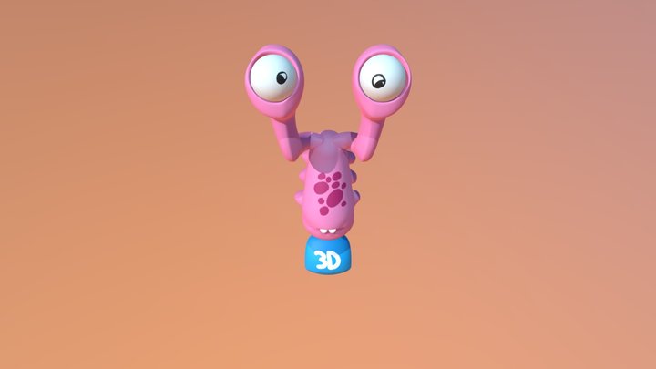 Alien NP Character 3D Model