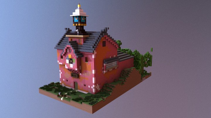 Spirited Away Train station 3D Model