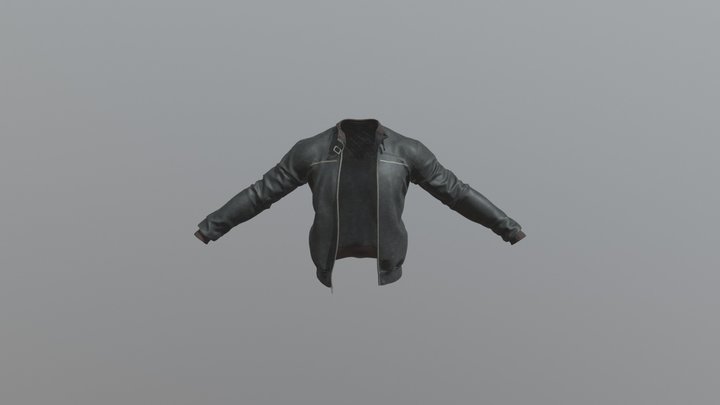 Game Res Leather Jacket 3D Model