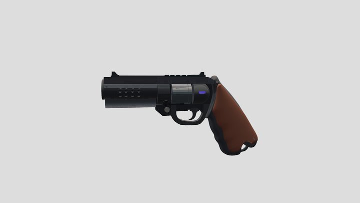 Ion Reaver Revolver 3D Model