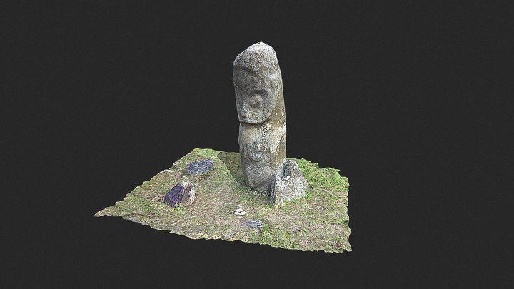 Patung Tadulako 3D Model