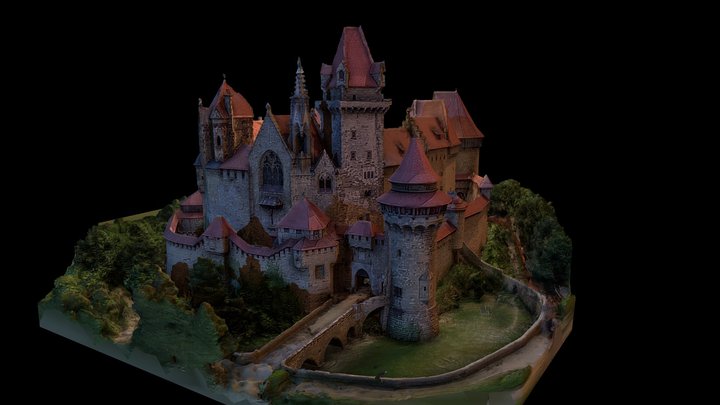 Kreuzenstein Burg 3D Model
