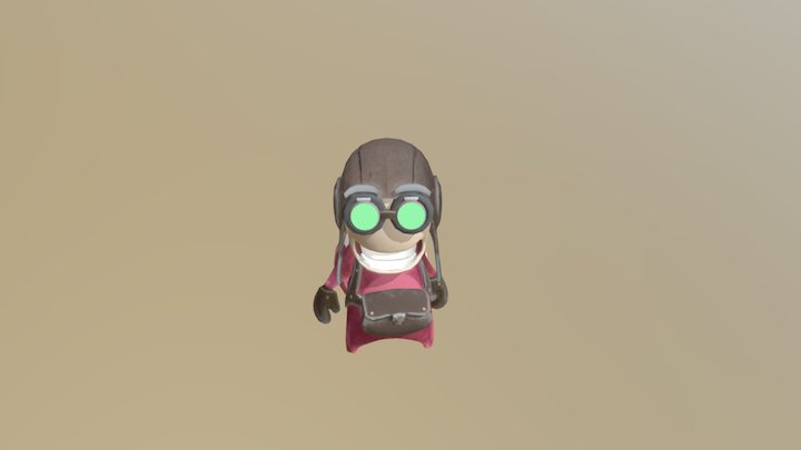 SCC : Rider IDLE 3D Model