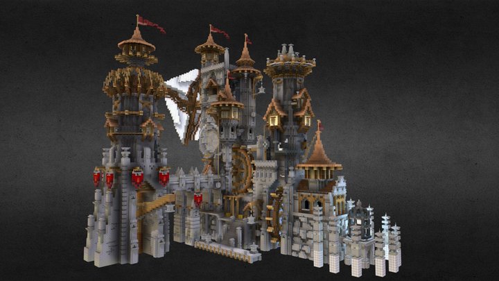 Steampunk build : The Prison 3D Model