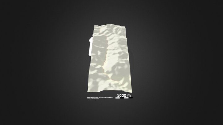 南津关大峡谷_等高地图 – Free 3D Model STL