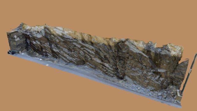 Mannsverk Outcrop 3D Model