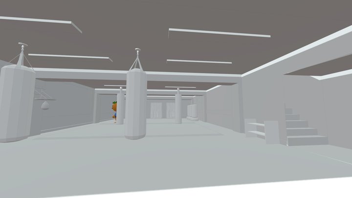 basement dojo1 3D Model