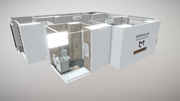 Apartamento Ferrol 7 3D Model