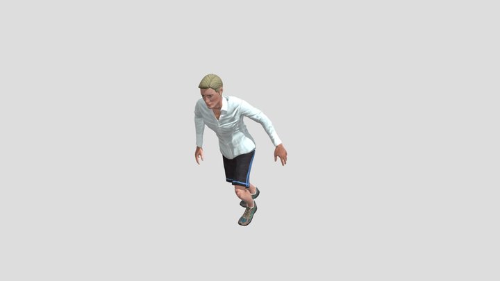 Soccer Penalty Kick 3D Model