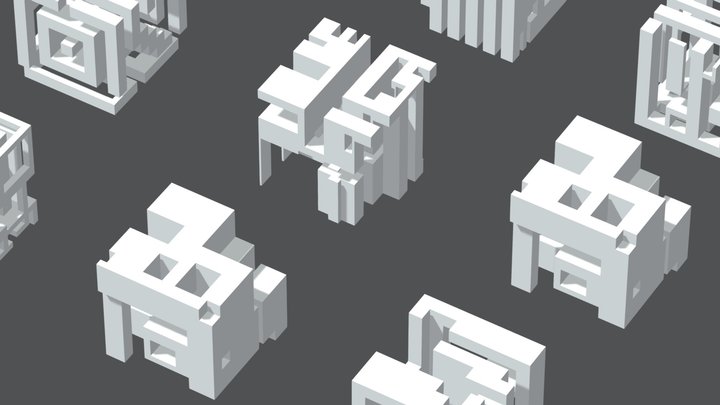 Cubic Spaces 3D Model