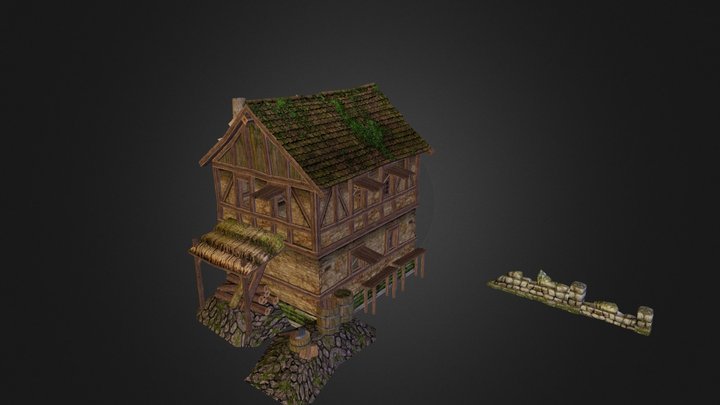 maison abandonnee 3D Model