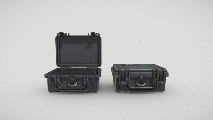 Pelican Black Case 3D Model