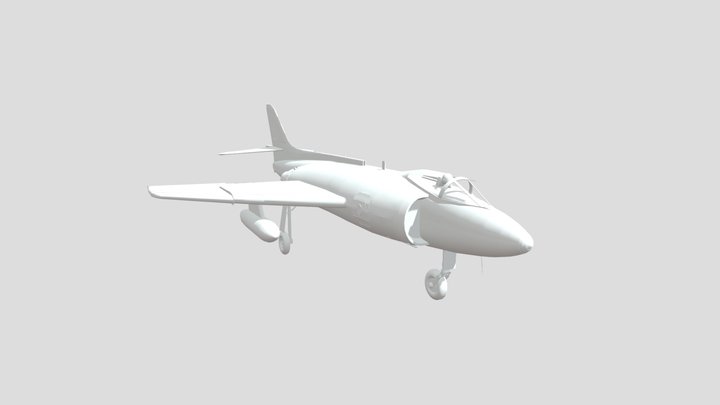 Supermarine Scimitar 3D Model
