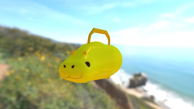 Hippo 3D Model