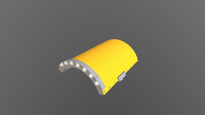 Cylindrically slotted array 3D Model