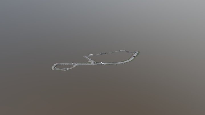 Long Beach Racetrack 3D Model