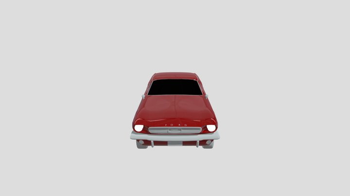 Ford Mustan 3D Model