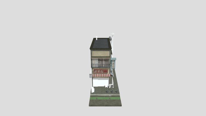 Rowhome WIP - Tokyo 3D Model