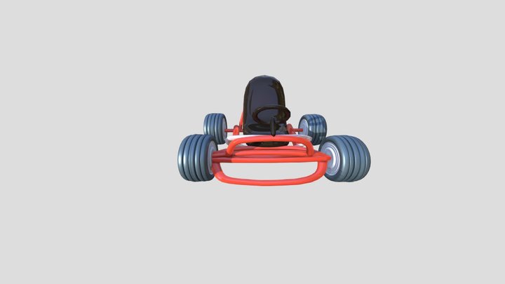 Cocoto Kart Racer Beta PS2 Cover - Kart 3D Model