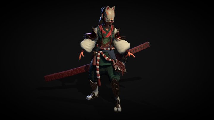 Stranger. Feudal Japan: The Shogunate Challenge 3D Model