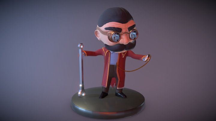 Tinker Character Charles Köhler 3D Model