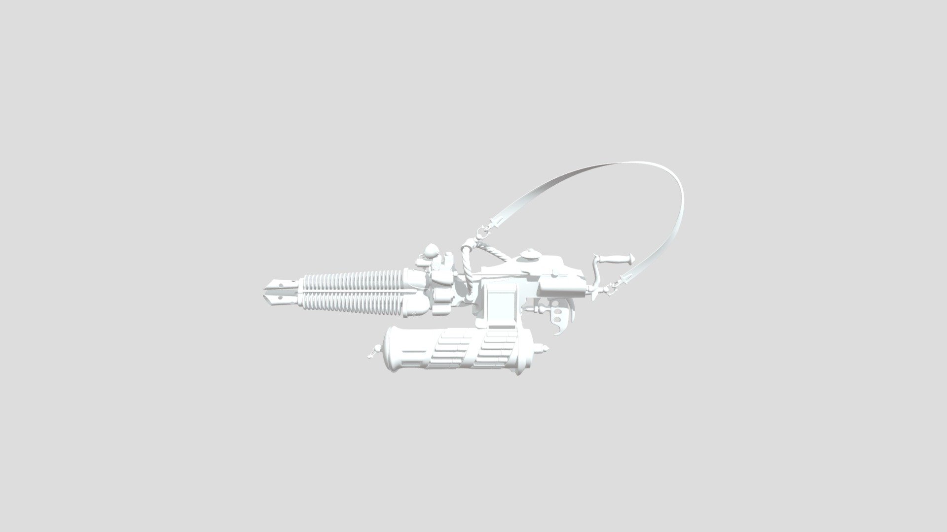 fantasy gun subdivison - Download Free 3D model by Peter Boehm (@el ...