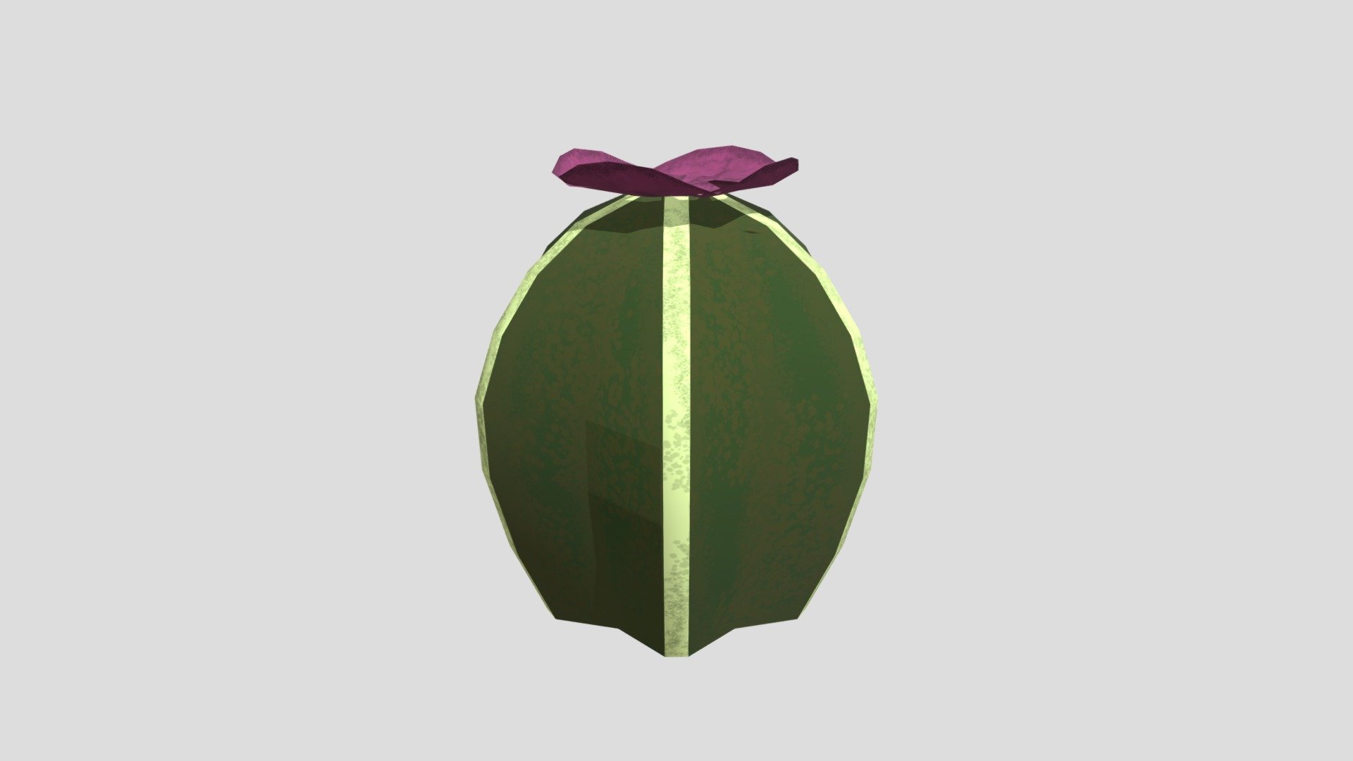 Stylized Barrel Cactus