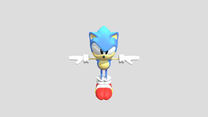 junio-sonic (1) 3D Model
