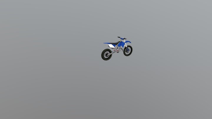 2_stroke_dirt-bike 3D Model