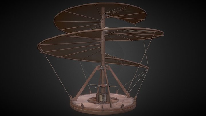 Da Vinci: Aerial Screw 3D Model