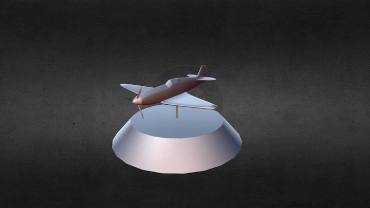 P-40 Warhawk 3D Model