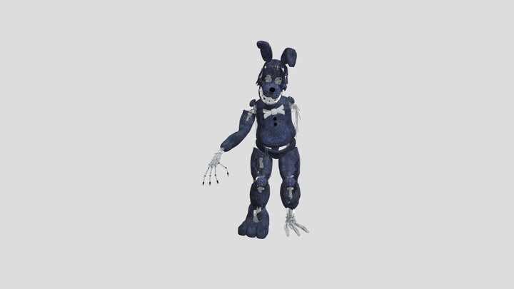 Withered Bonnie remake by ubuntutu 3D Model