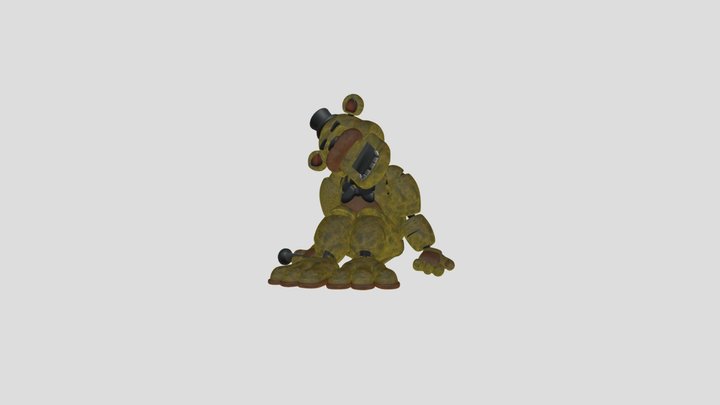 Yellow Bear/ Golden Freddy 3D Model