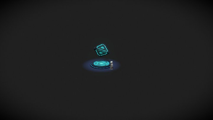 Sci-Fi Scene 3D Model