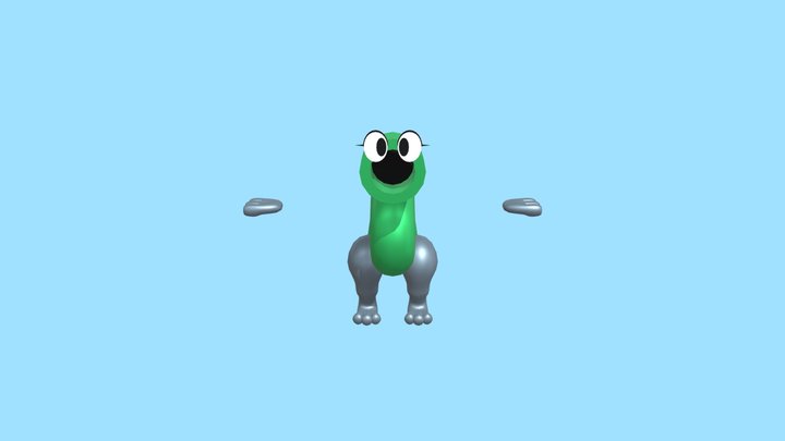 Pipe Girl 3D Model
