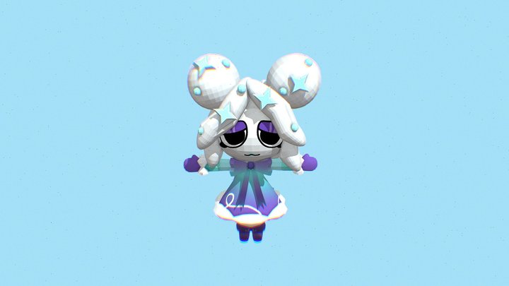 Snow-Time Lani (Dandy’s World OC Skin) 3D Model