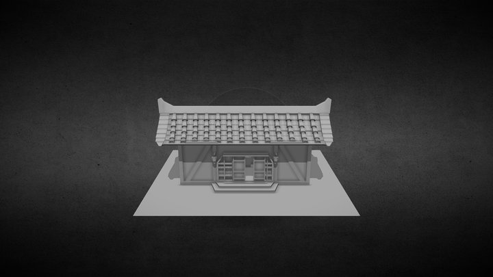 SMALL CHINA STYLE HOUSE 3D Model