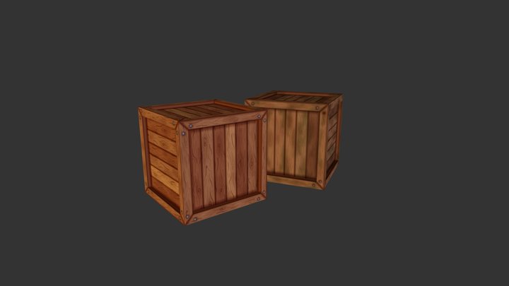 Crates 3D Model