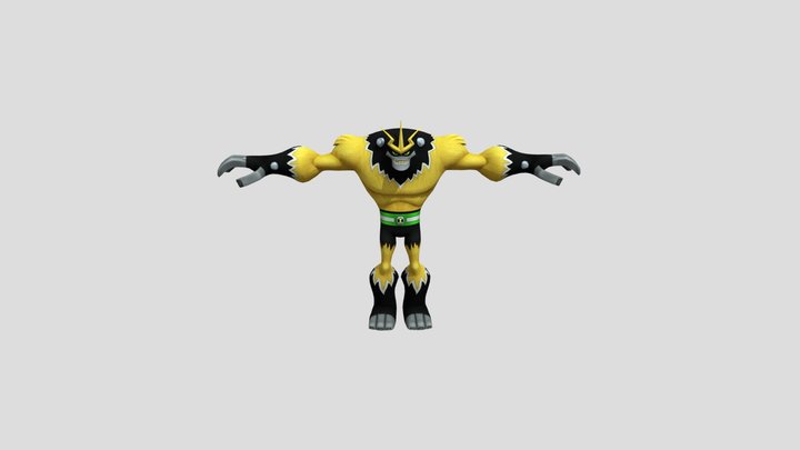 Ben 10-Shocksquatch-Model 3D Model