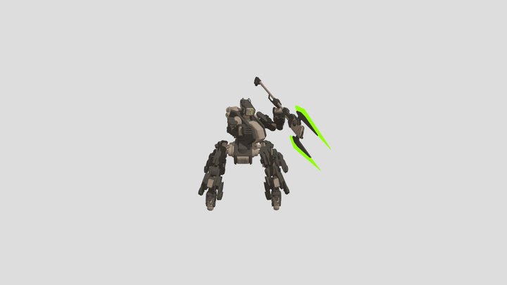 Il-longma mecha 3D Model